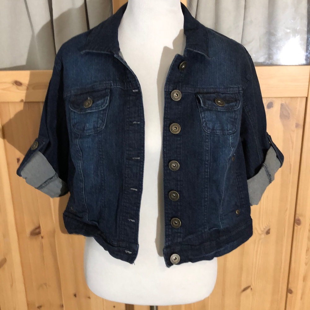 EUC New Look Crop Denim Jacket